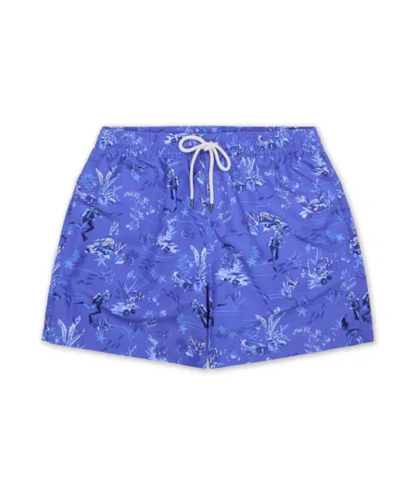 Плавки классические, Traveler, Polo Ralph Lauren, синие