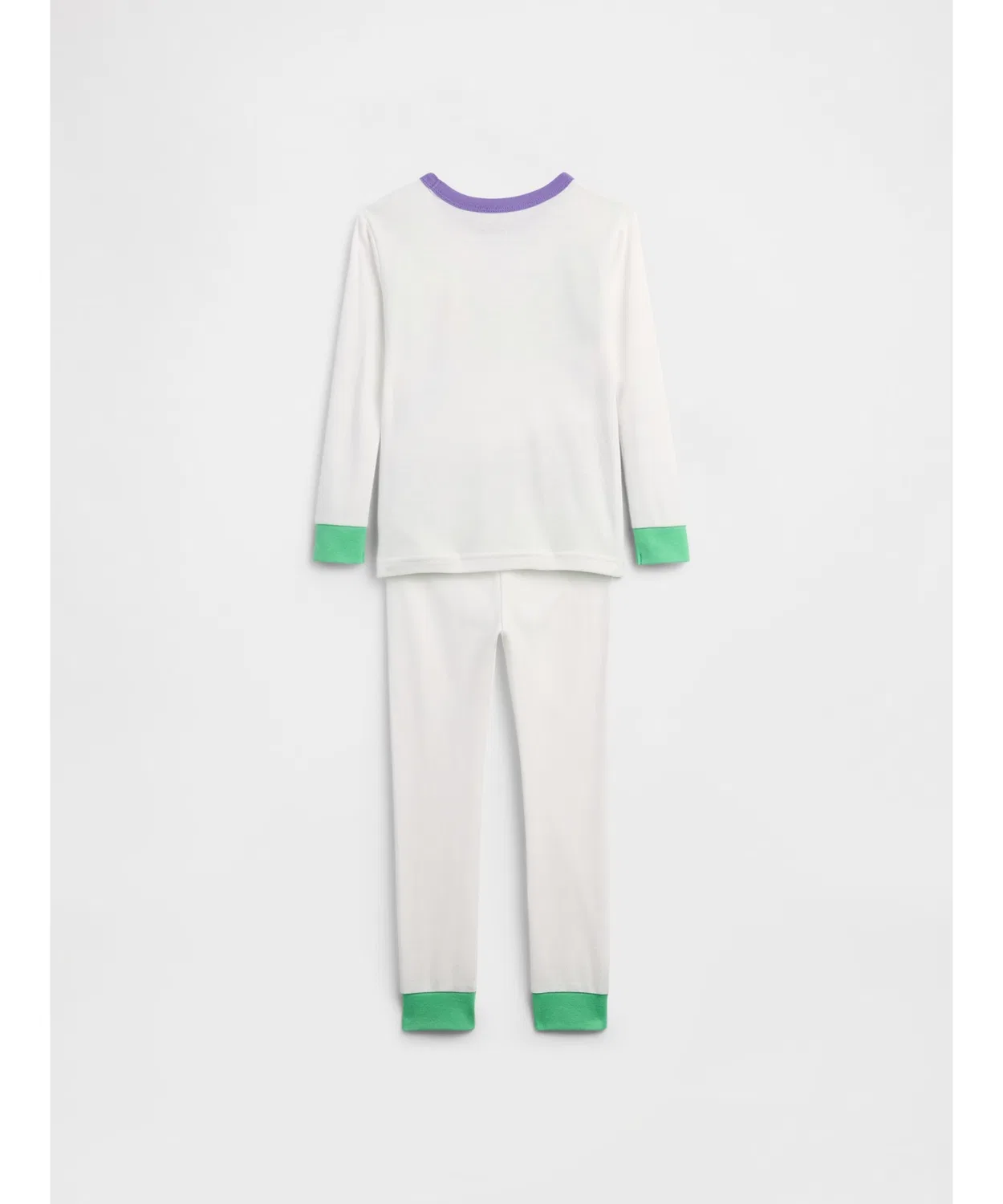 Детская пижама с длинным рукавомс принтом Toy Story Buzz Lightyear GAP, Off White — фото 2