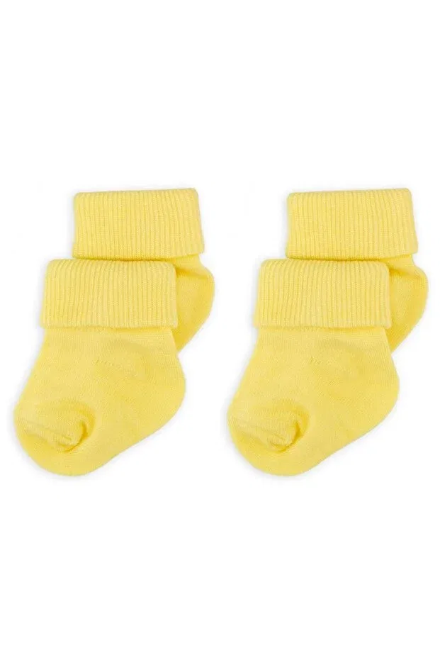 Детские носки с принтом 2-pack Novibaby, Lemon