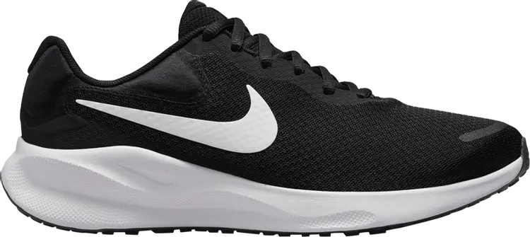 

Кроссовки Wmns Revolution 7 Wide 'Black White', черный