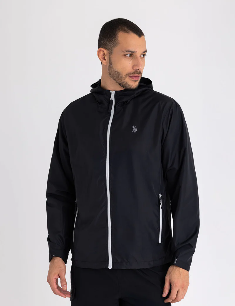 

Ветровка U.S. Polo Assn Hooded, черный