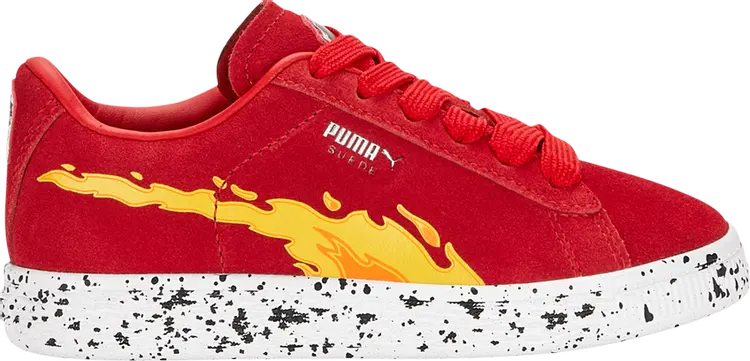 

Кроссовки Puma Paw Patrol x Suede Little Kid Marshall, красный