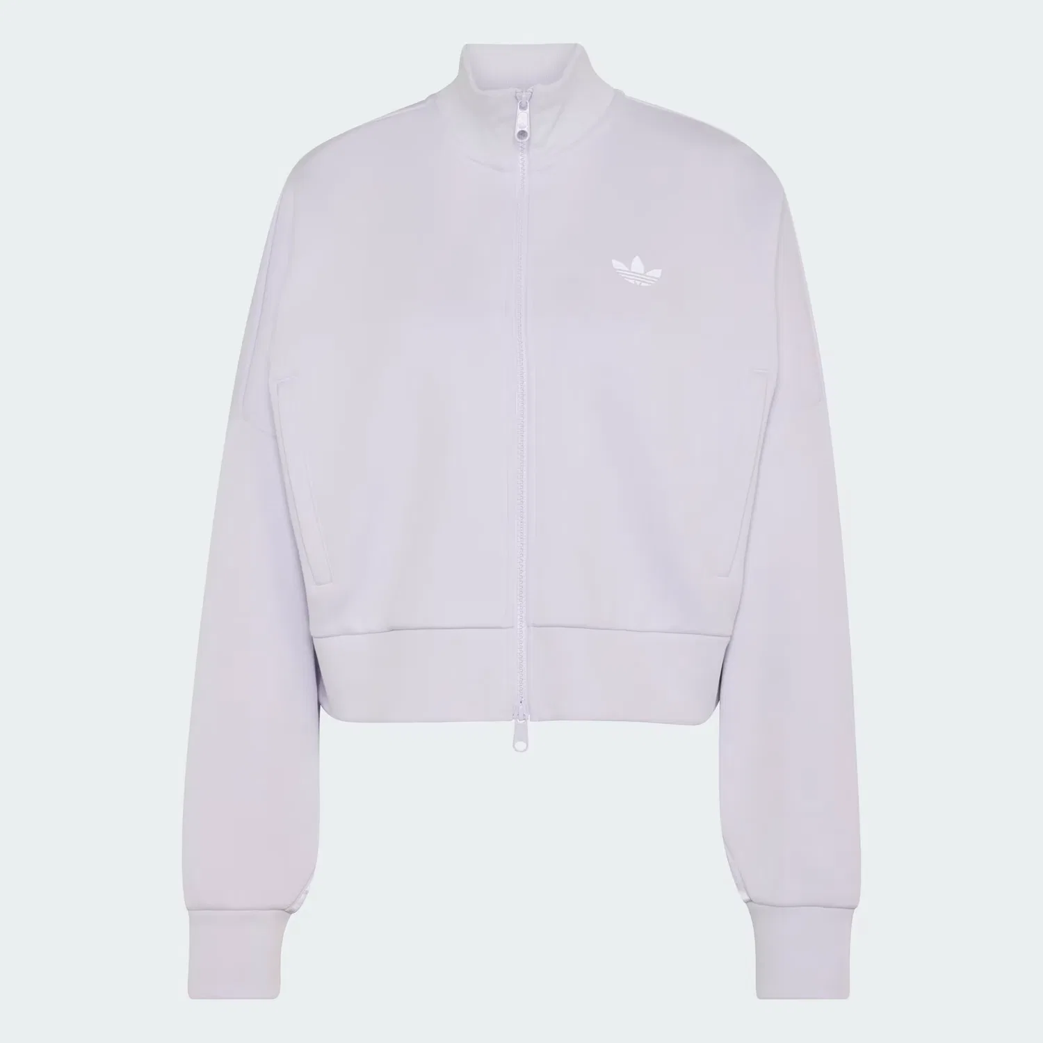 Женская спортивная куртка оверсайз Spacer Tracktop Adidas Originals, фиолетовый — фото 4