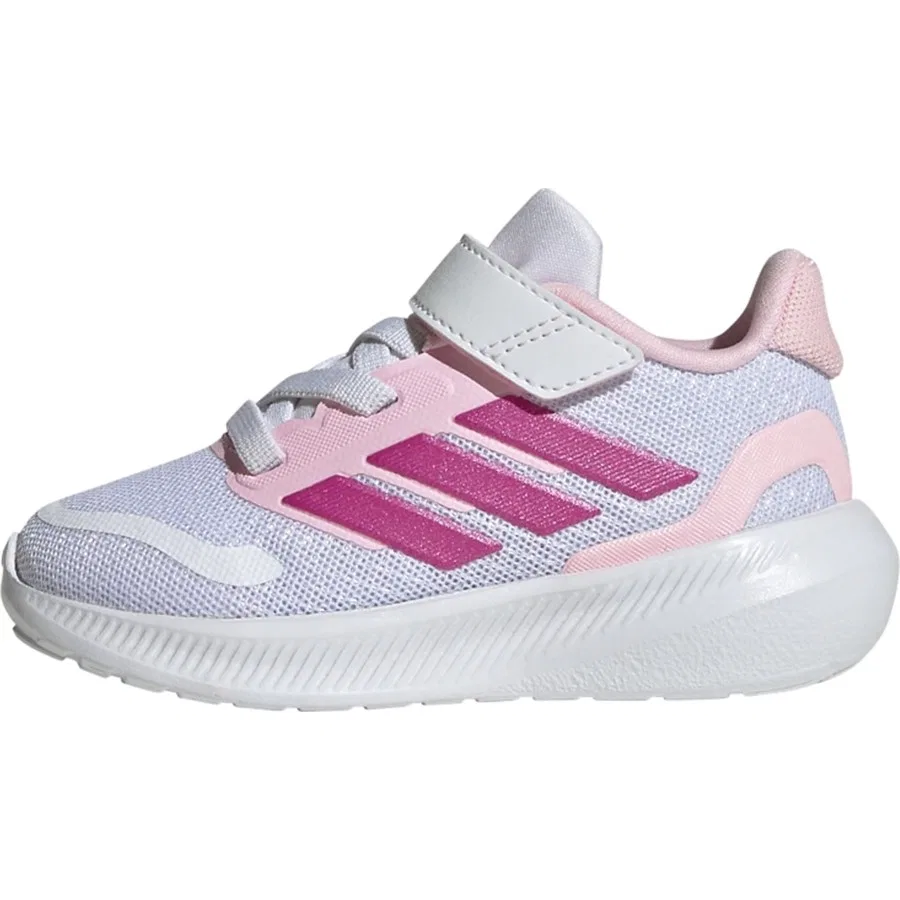 Детские спортивные кроссовки с липучками Runfalcon 5 adidas, Фиолетовый — фото 2