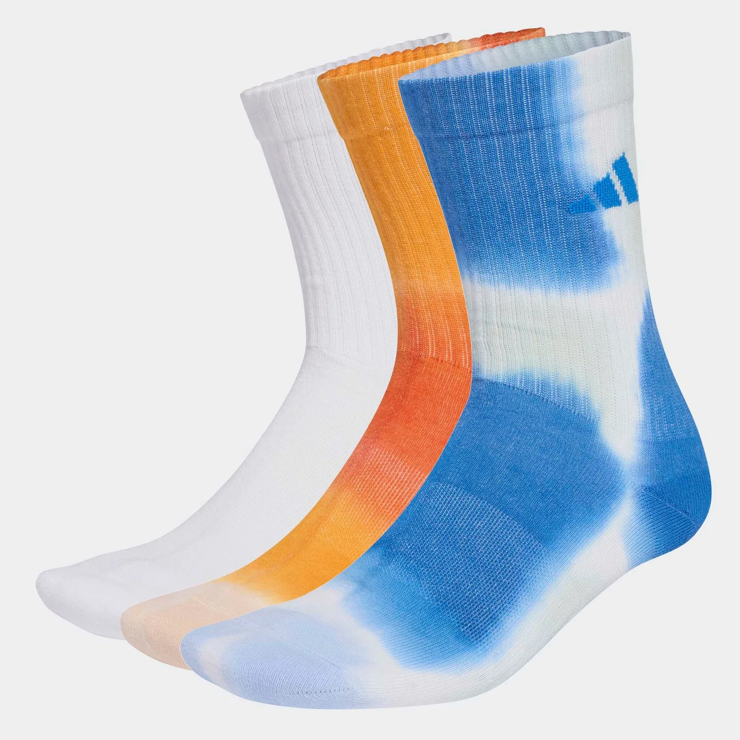 Мужской носки-гольф с батик-дизайном Adidas Performance, Multicolor/White/Ray Blue