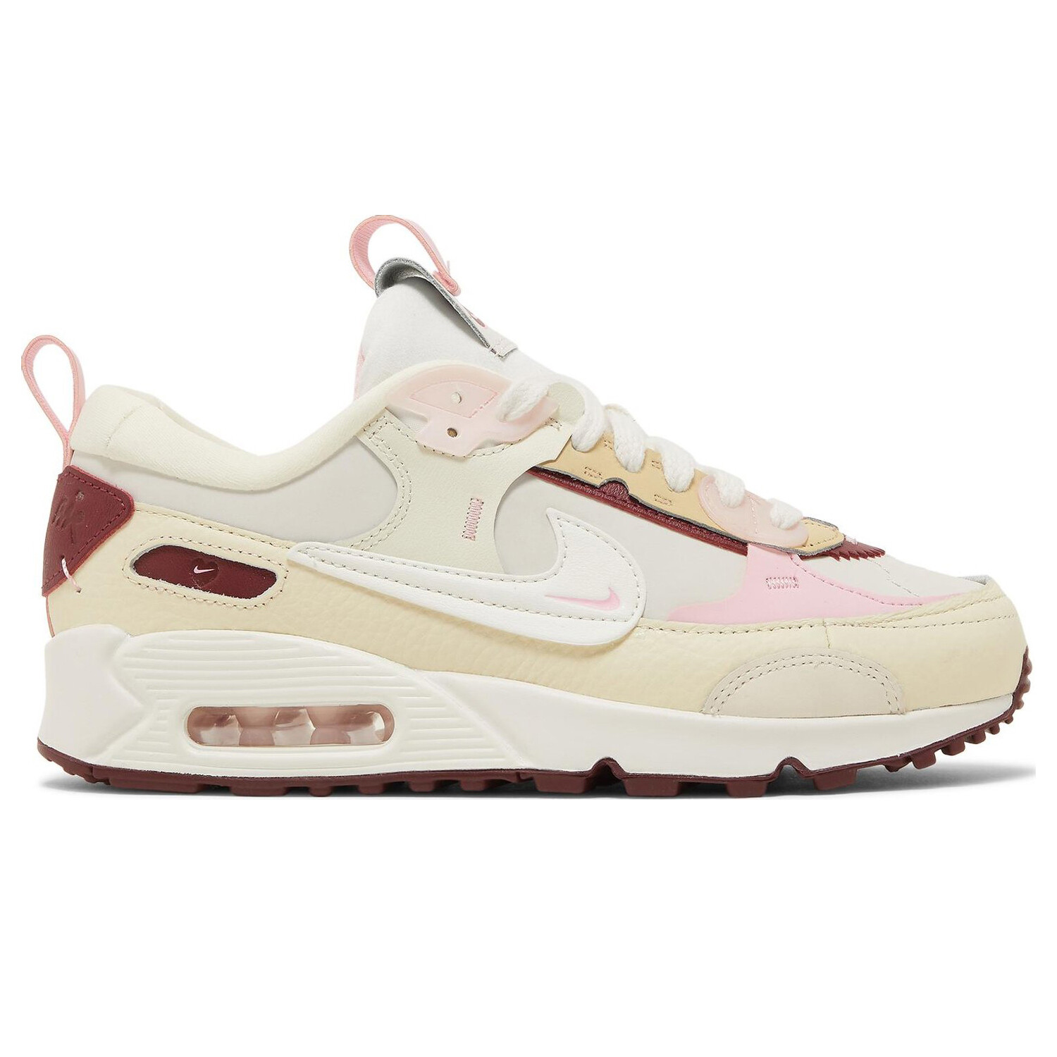 

Кроссовки Nike Wmns Air Max 90 Futura, бежевый, красный