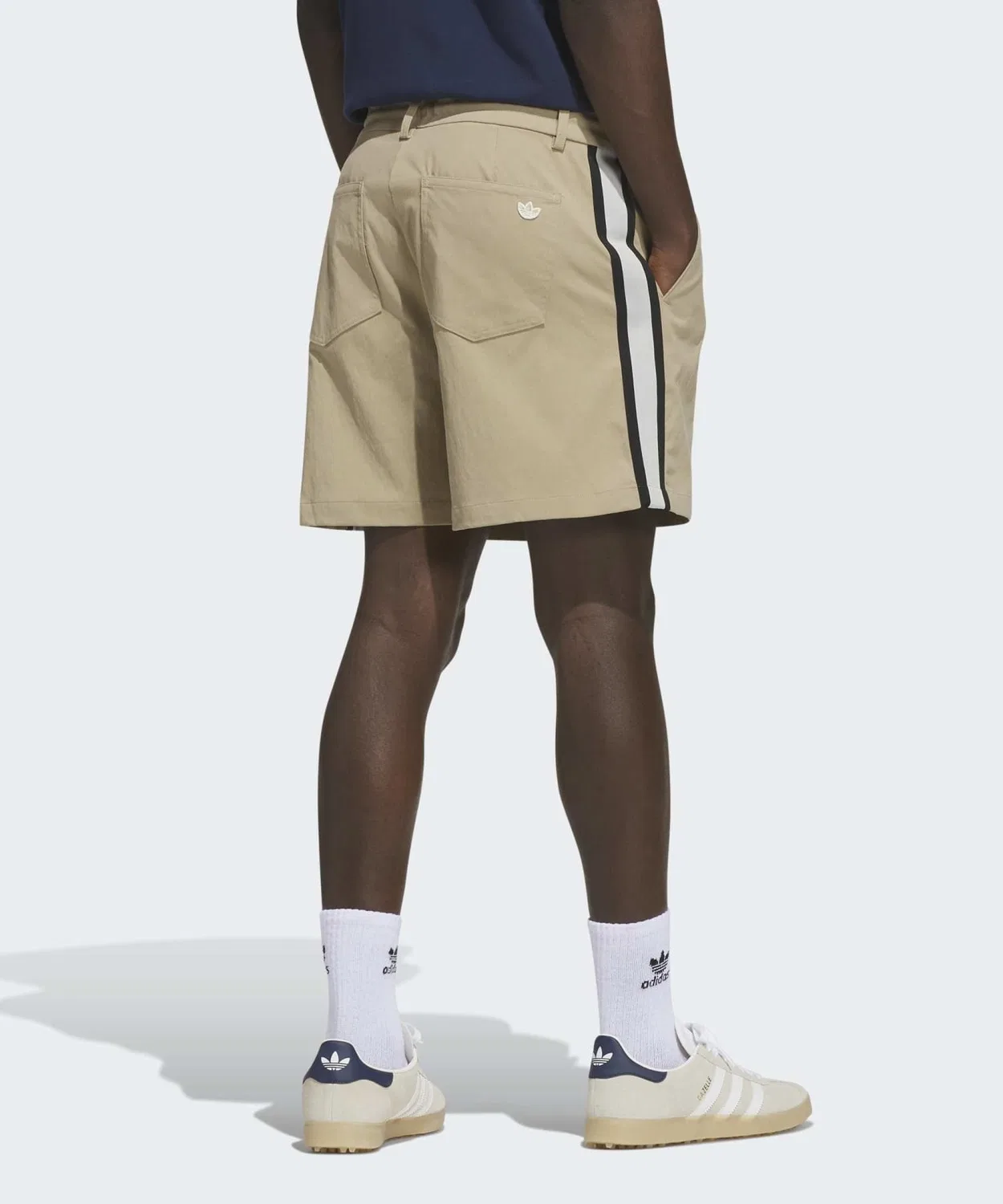 Мужские шорты с регулируемым поясом, модель Original Summer Shorts, Adidas, Beige — фото 2