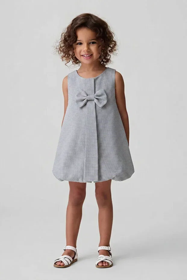 Детское платье для девочек в клетку Nivo Baby, Blue