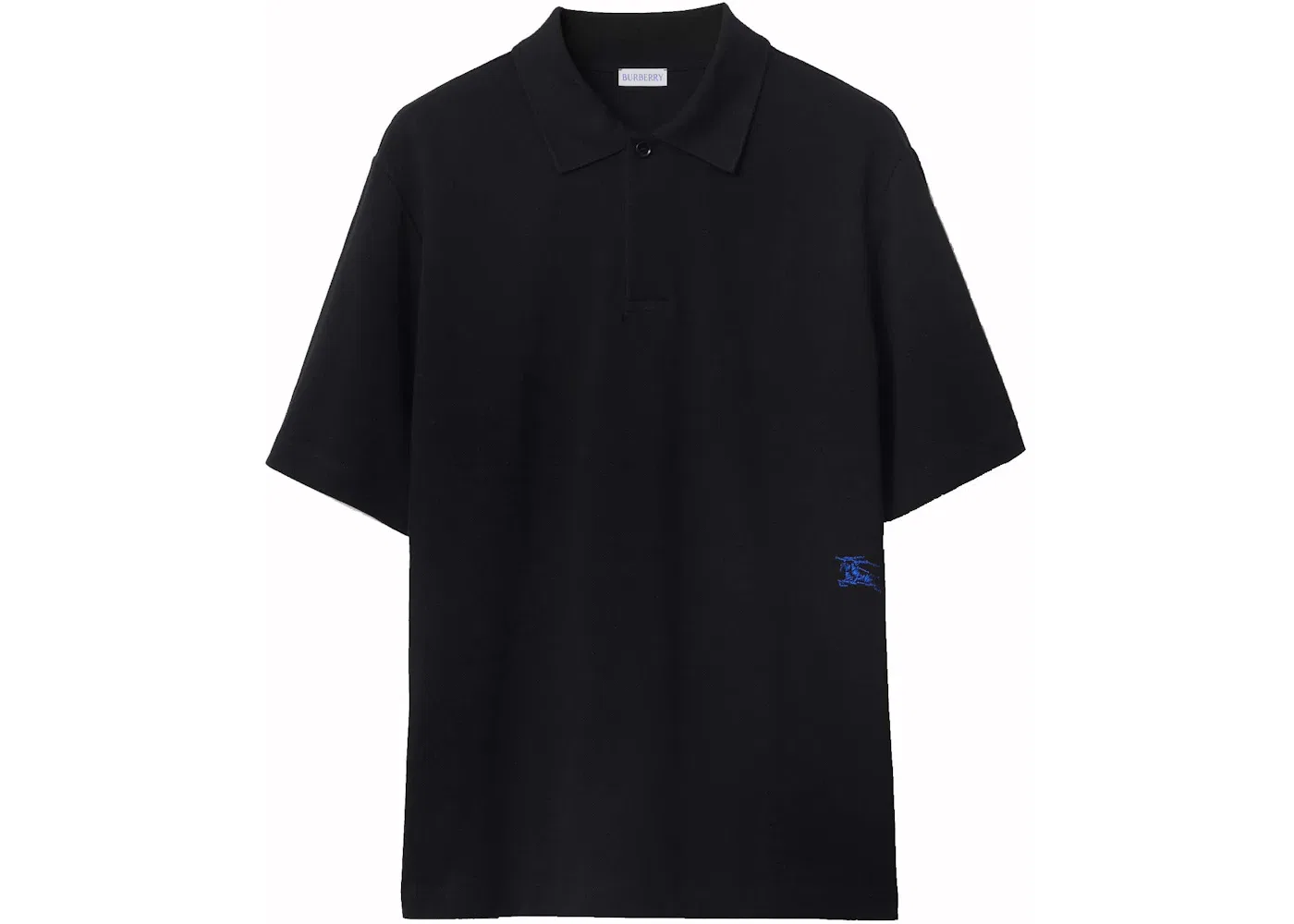 Мужская футболка поло хлопковая Burberry, Black