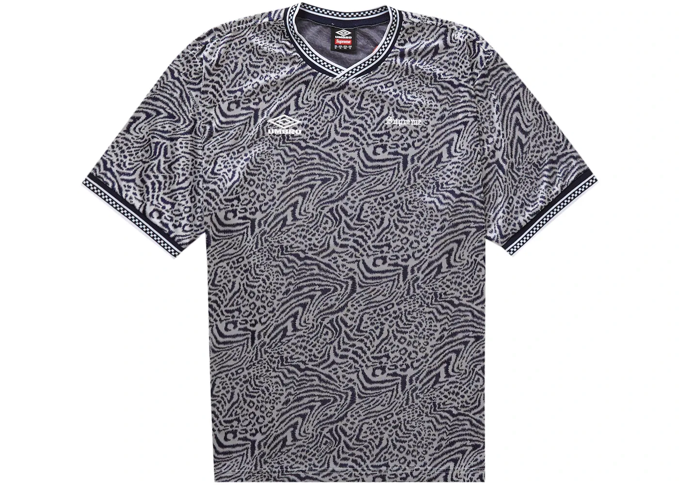 Мужская джерси с принтом Umbro Jacquard Animal Print Supreme, Navy