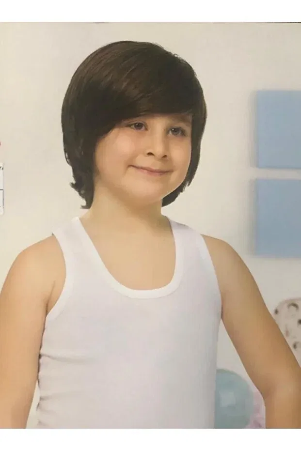 Детская майка для мальчиков хлопковая Ribana boy Namaldı, Black — фото 3