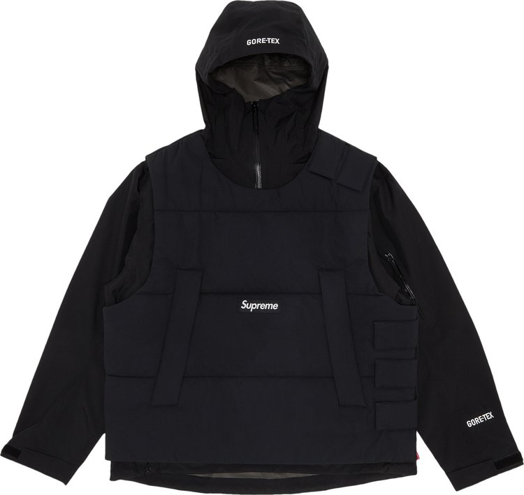 Жилет Supreme 2-In-1 GORE-TEX Shell + Windstopper Vest 'Black', черный - фото