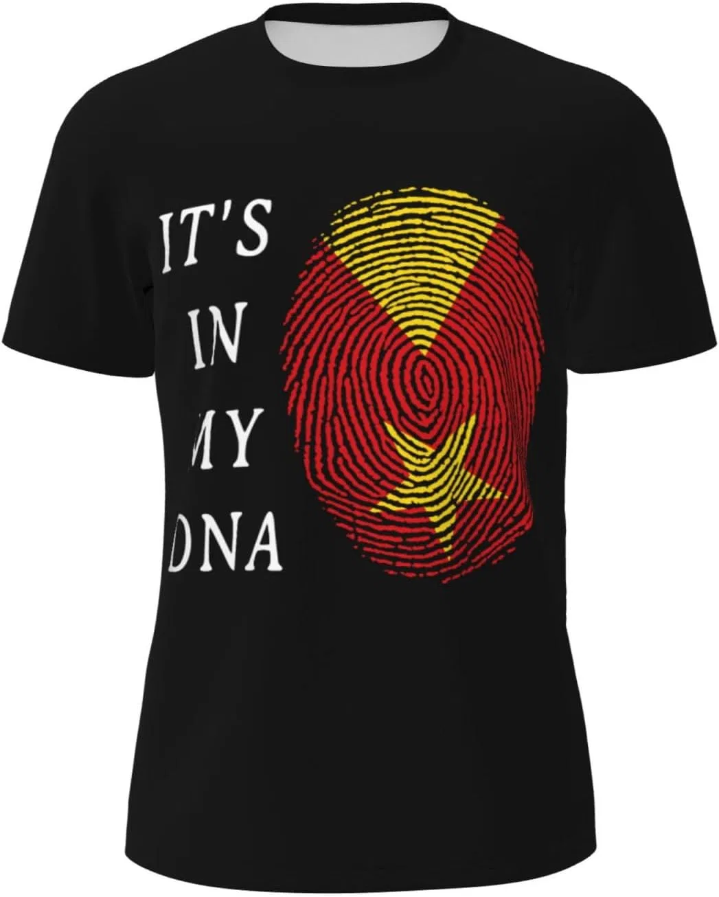 Мужская футболка из сетки It's in My DNA Tigray, Black