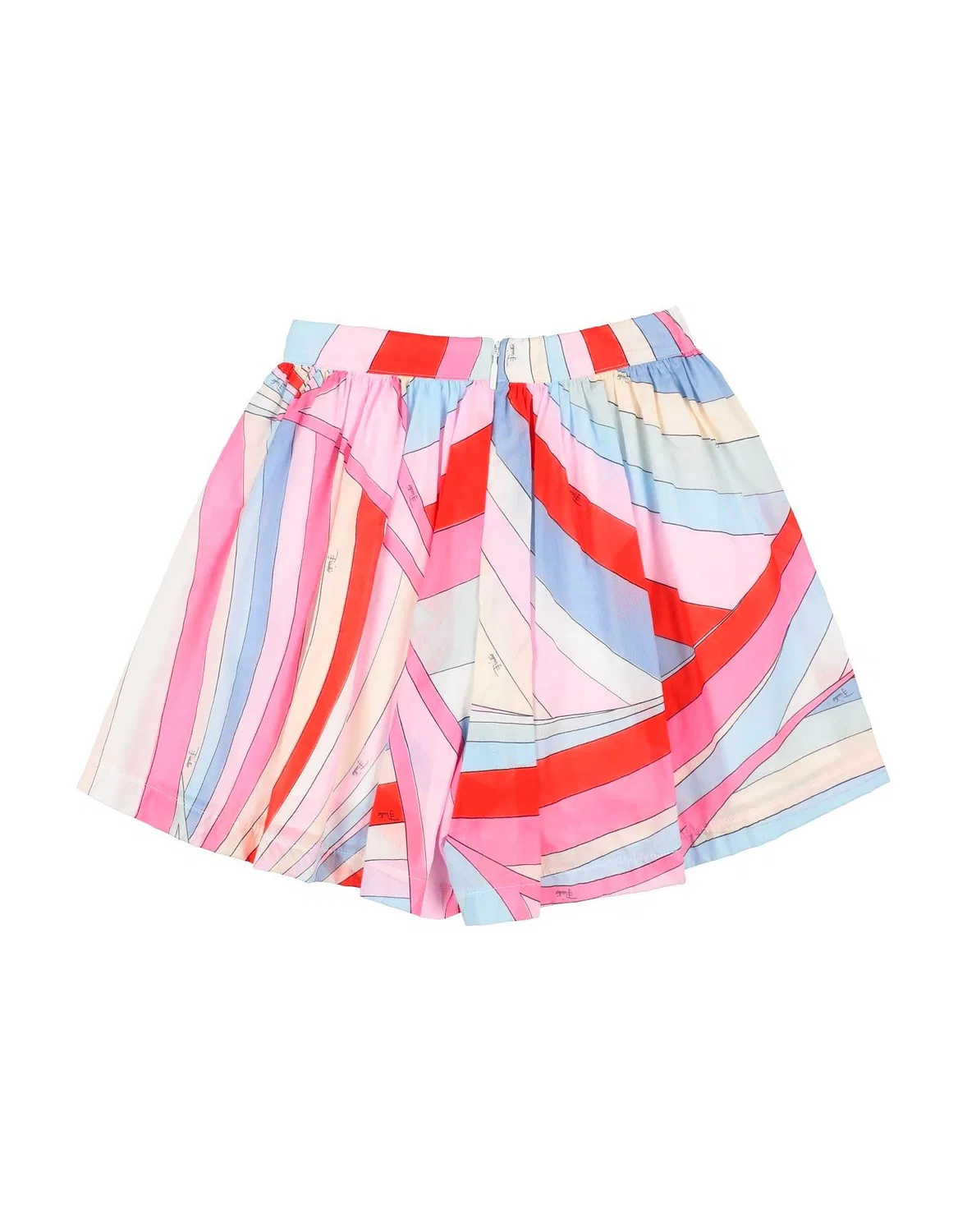 Детские шорты для девочек с принтом Pucci, Light Pink — фото 2
