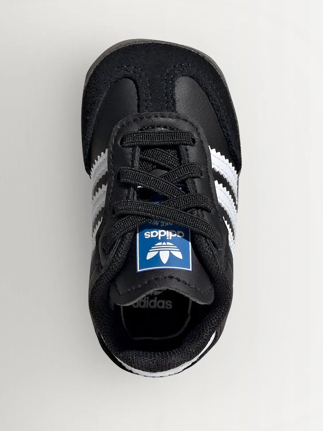 Кроссовки Samba Crib, adidas Originals, черно-белые — фото 2