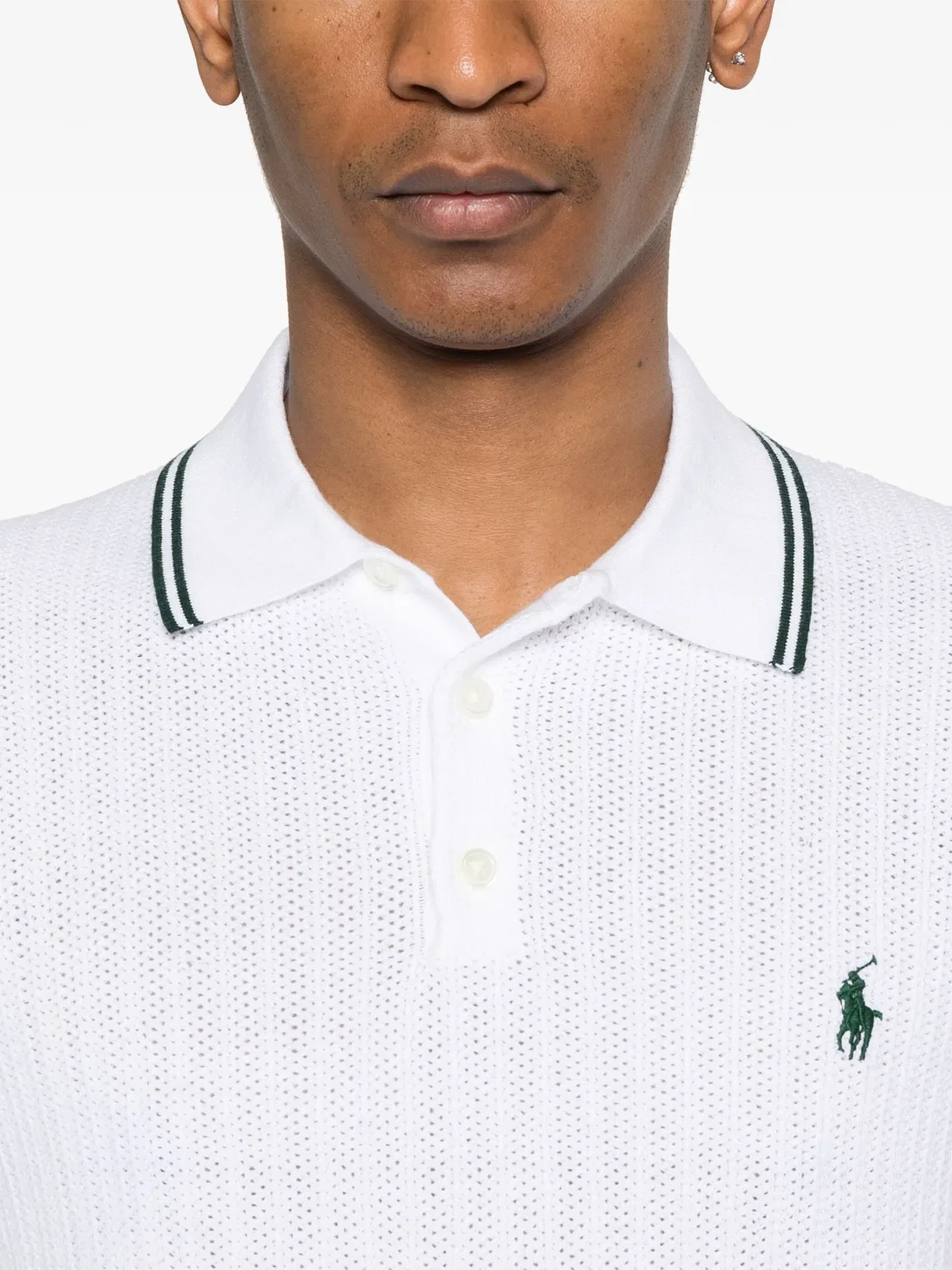 Рубашка-поло с вышивкой Pony Polo Ralph Lauren, белый — фото 2