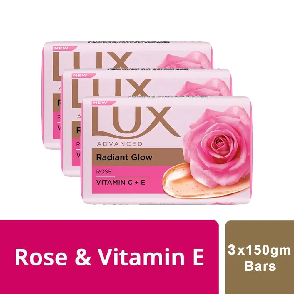 Мыло туалетное Lux Soft Touch Silk Essence & Rose, 3 шт по 150 г, Розовый — фото 3