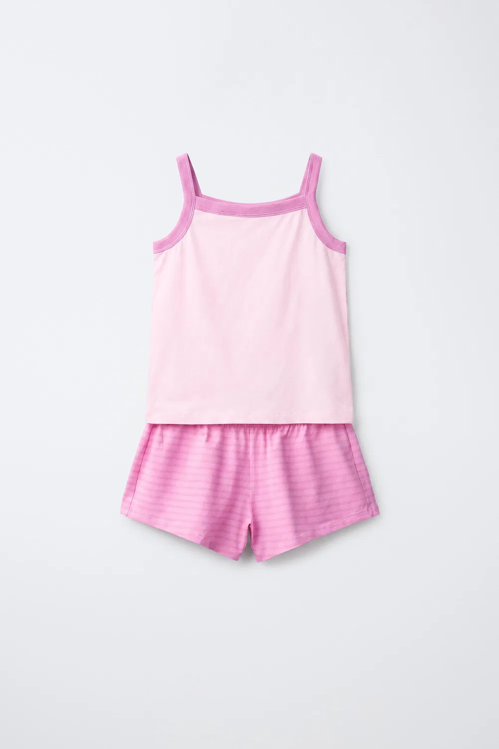Пижамный комплект в полоску (6-14 лет) ZARA, Pink