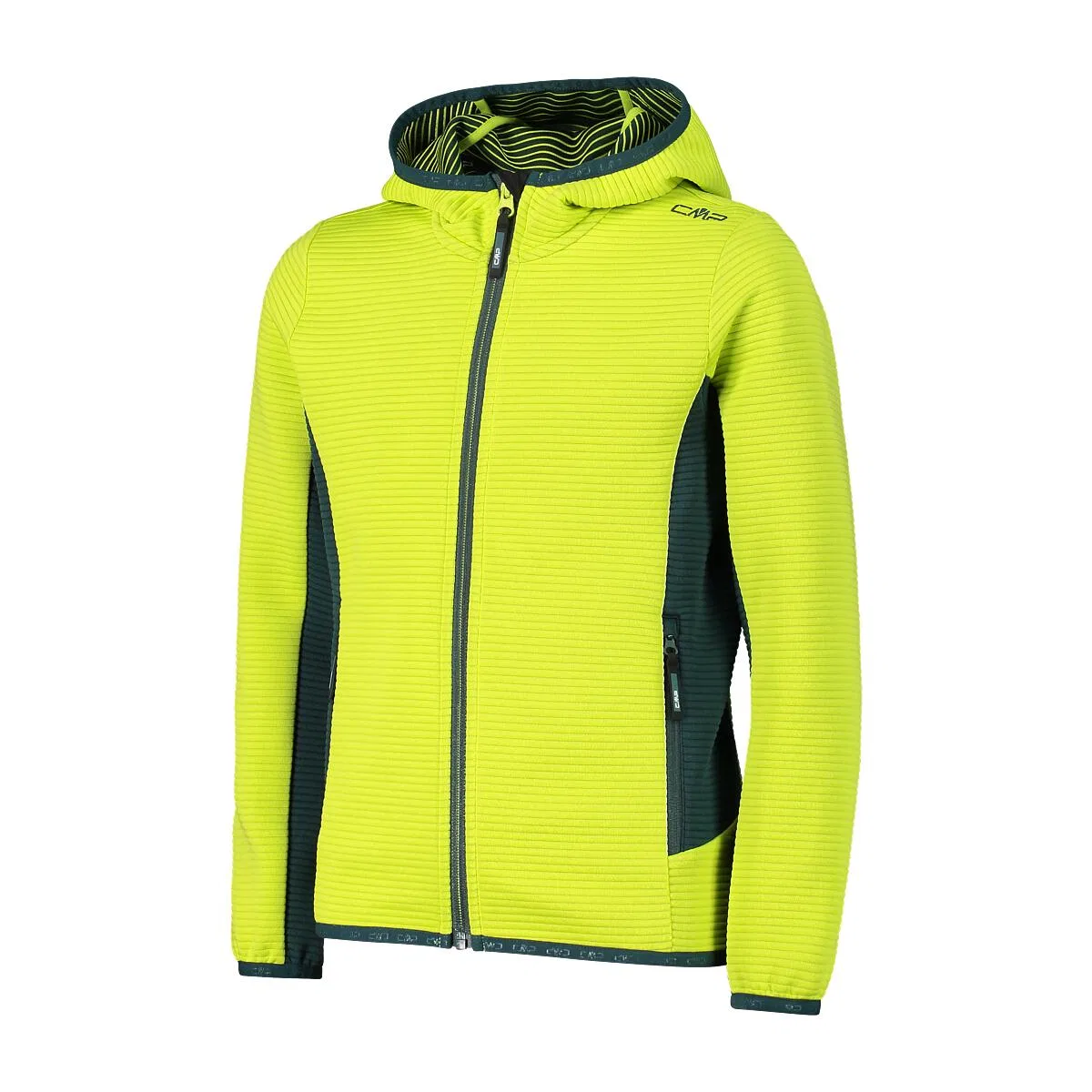 Детская куртка с капюшоном Kid Jacket Fix Hood Cmp, Gelb Grun — фото 3