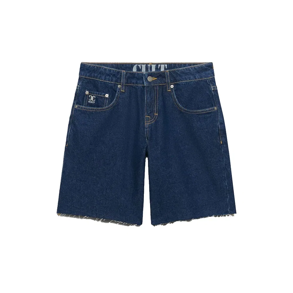 Шорты джинсовые свободные Superdry Mid Rise Baggy, синий