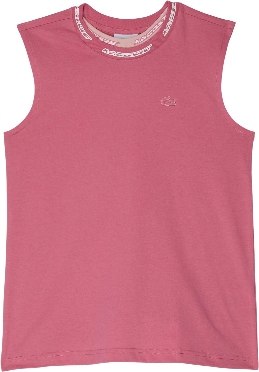 

Майка Lacoste Sleeveless Crew Neck Muscle Tank Top, цвет Reseda Pink