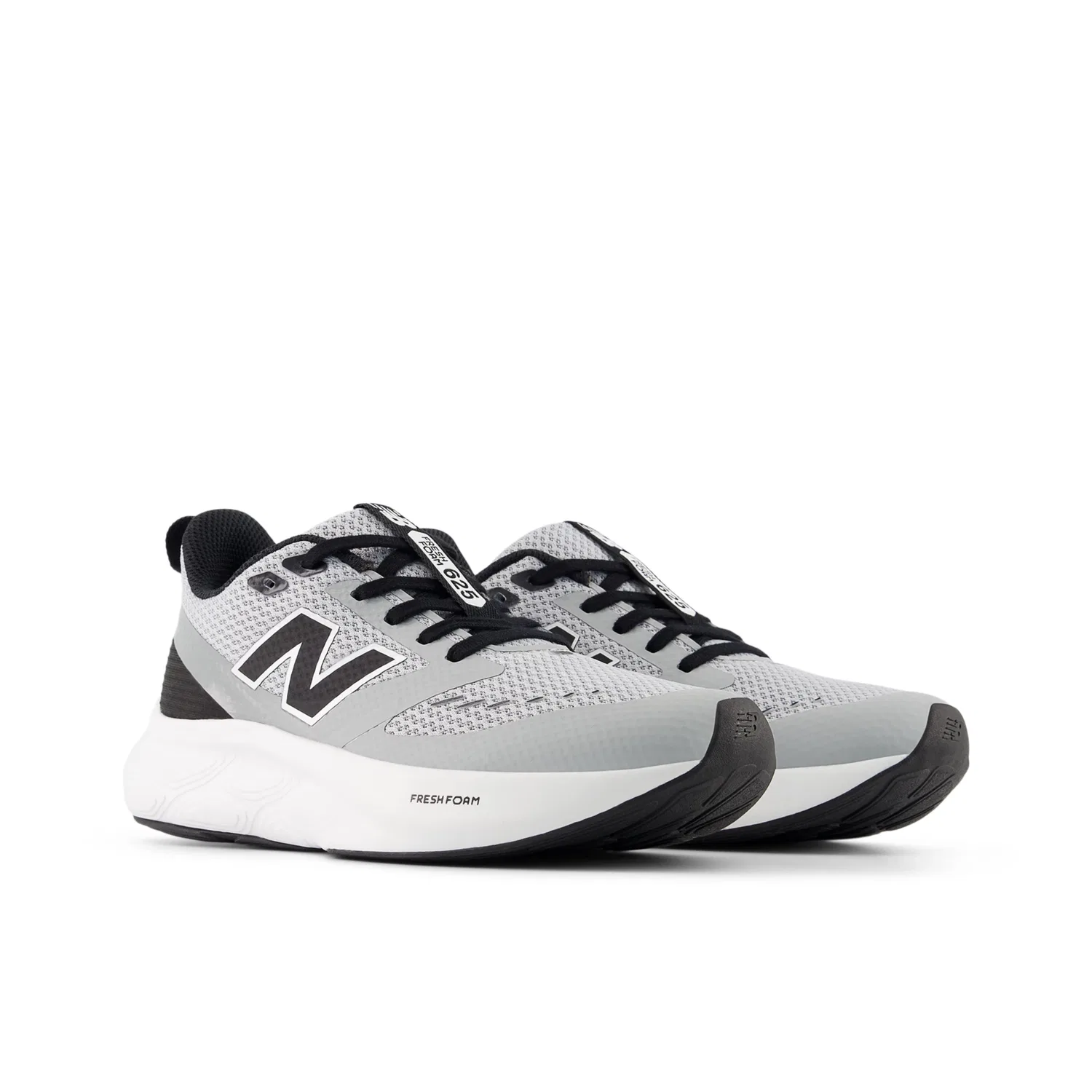 Детские кроссовки дышащие 625 Lace New Balance, Grey Matter With Shadow Gray And Black — фото 2