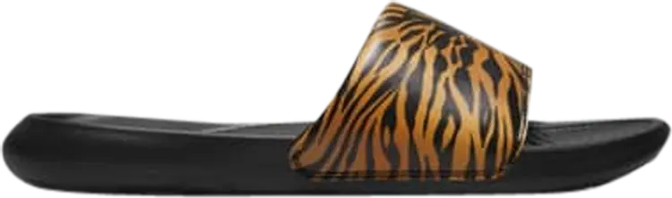 Сандалии Nike Wmns Victori One Printed Slide 'Cheetah Print - Black', черный