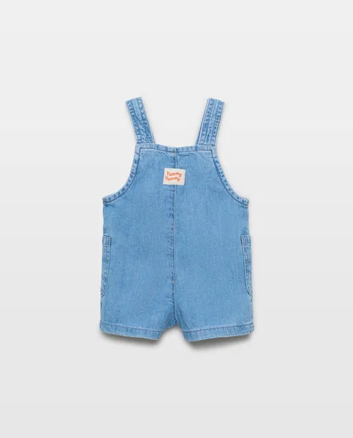 Детский комбинезон короткий, Denim Ligero, Baby El Corte Inglés, голубой — фото 2