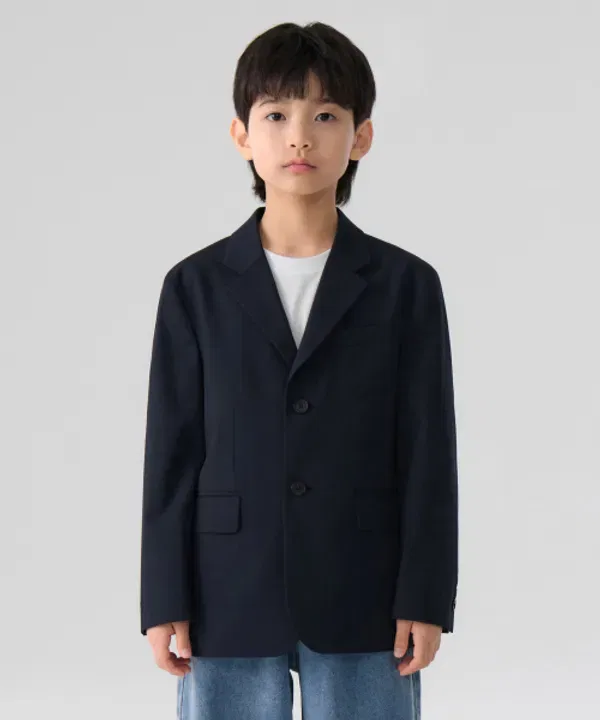 Блейзер базовый, Musinsa Standard Kids, Navy