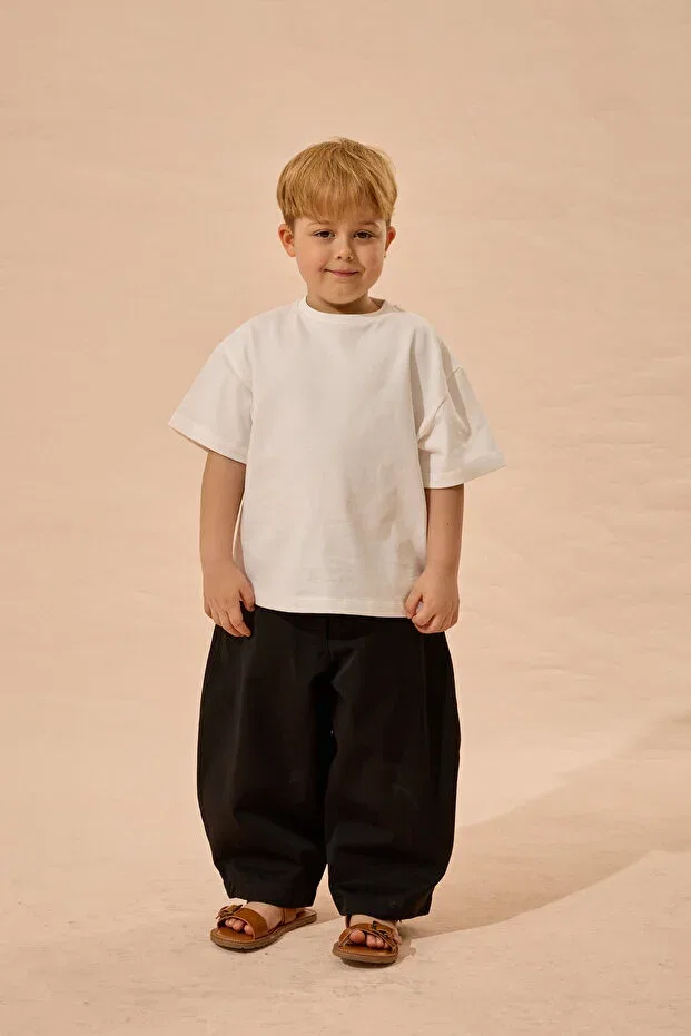 Детская футболка для девочек с коротким рукавом Fahhar Kids, White