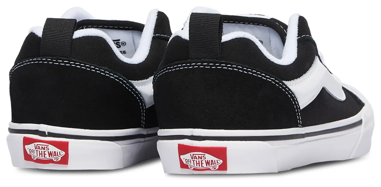 Кроссовки для мальчиков Knu Skool Vans, черный/белый — фото 3