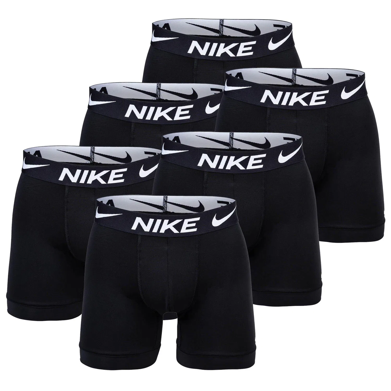 Мужские боксеры Dri-Fit из переработанного полиэстера, 6 шт, Nike, Schwarz
