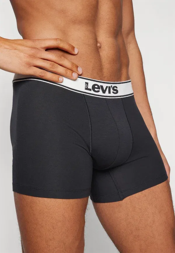 Мужские винтажные трусы-боксеры, комплект из 2 штук Levi'S, черный — фото 4