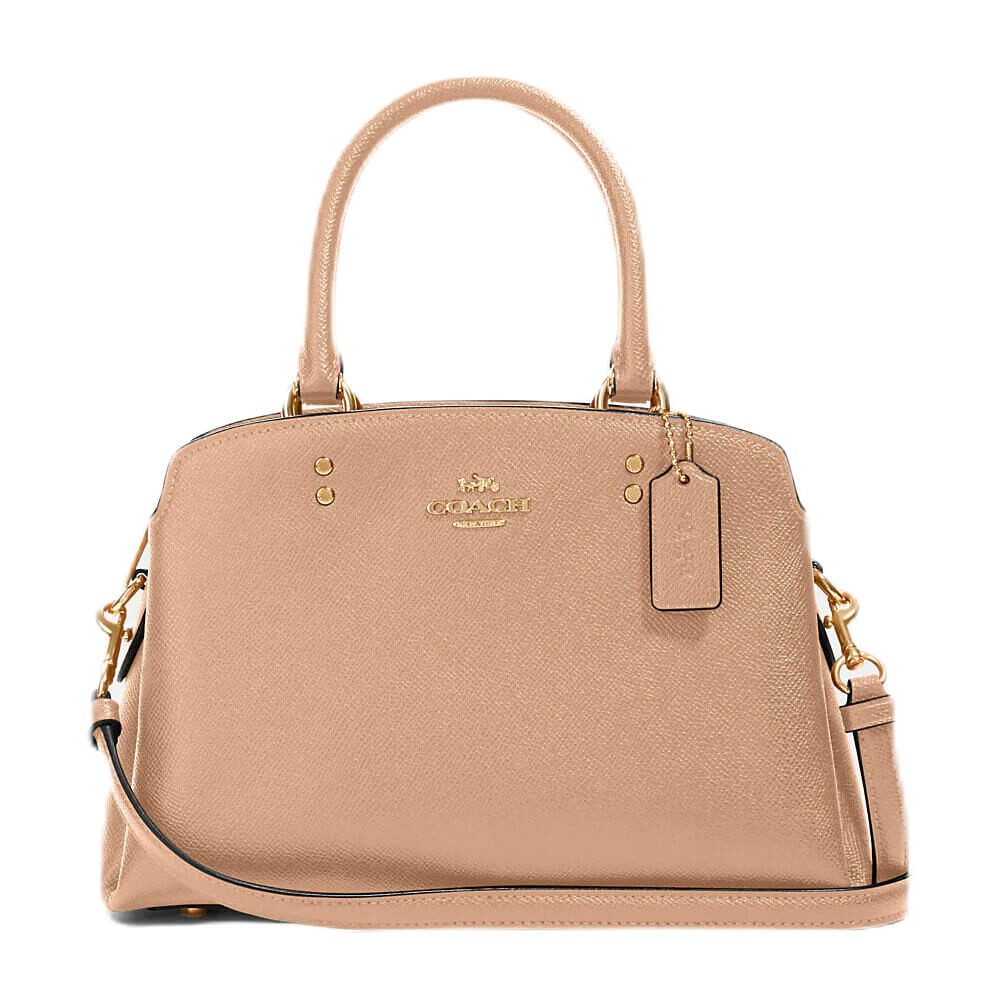 

Сумка Coach Outlet Mini Lillie Carryall, золотой/серо-коричневый