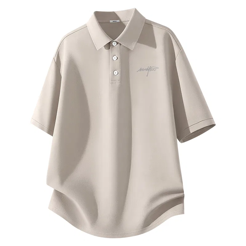 Детское поло Унисекс с коротким рукавом MINISO, Gull Gray