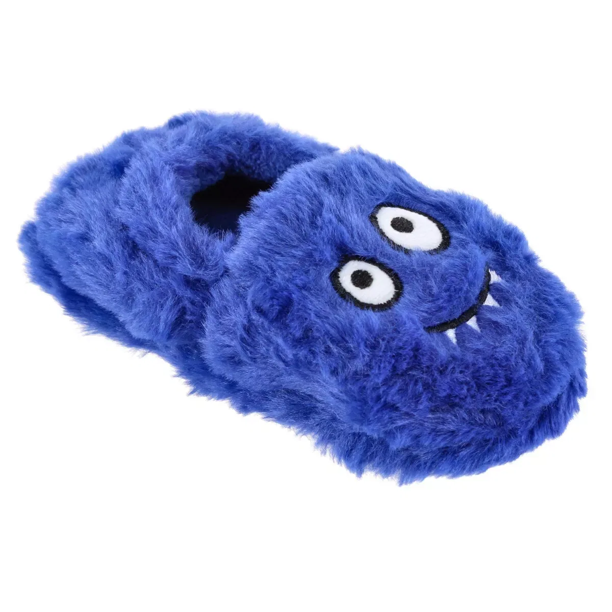 Детские тапочки для мальчиков с принтом Monster Fuzzy CTM, Blue — фото 2