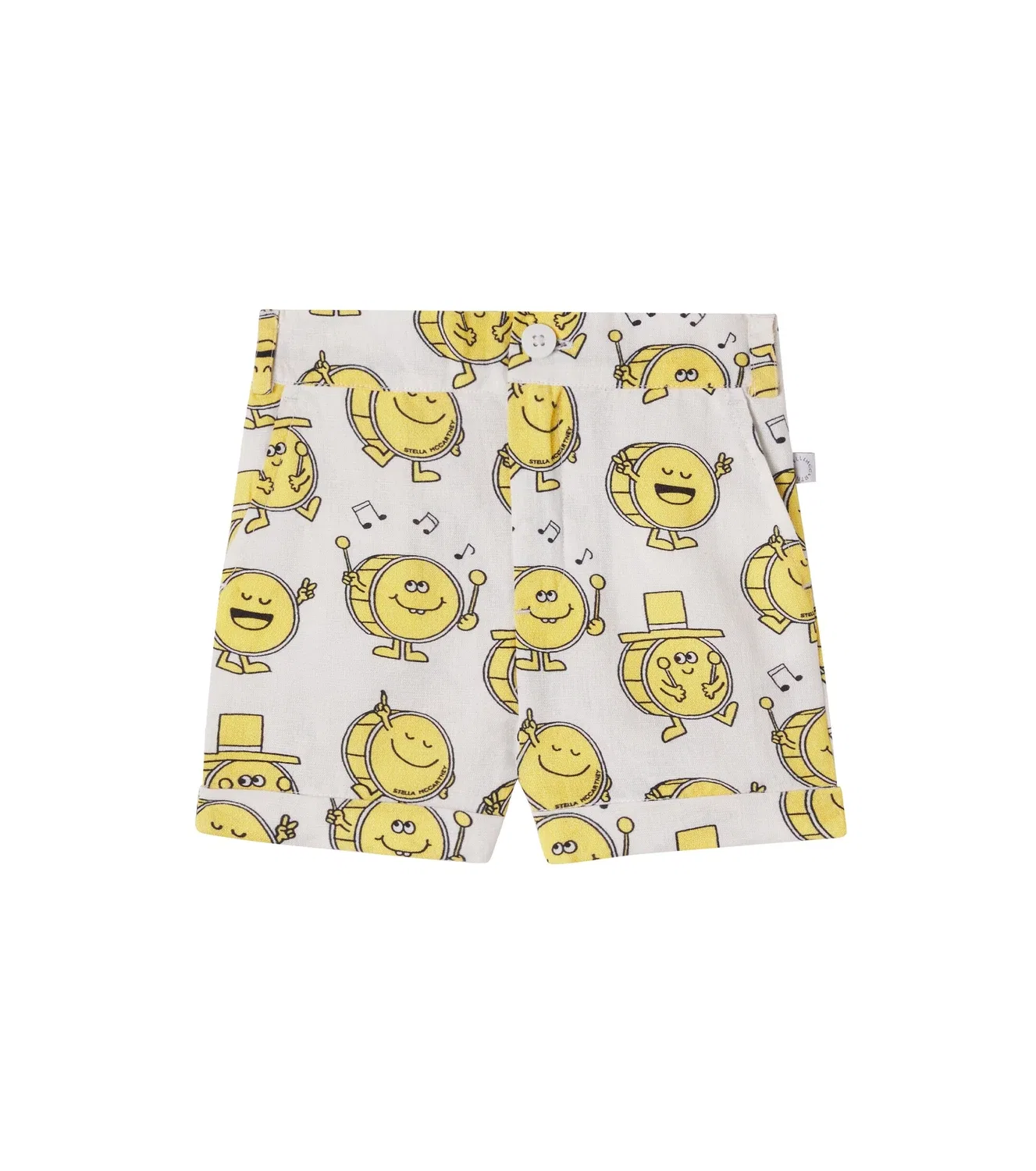 Шорты с принтом Stella Mccartney Kids, белый