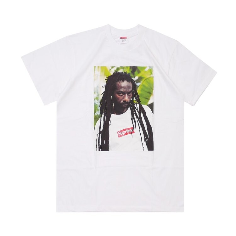 

Футболка Supreme Buju Banton Tee 'White', белый