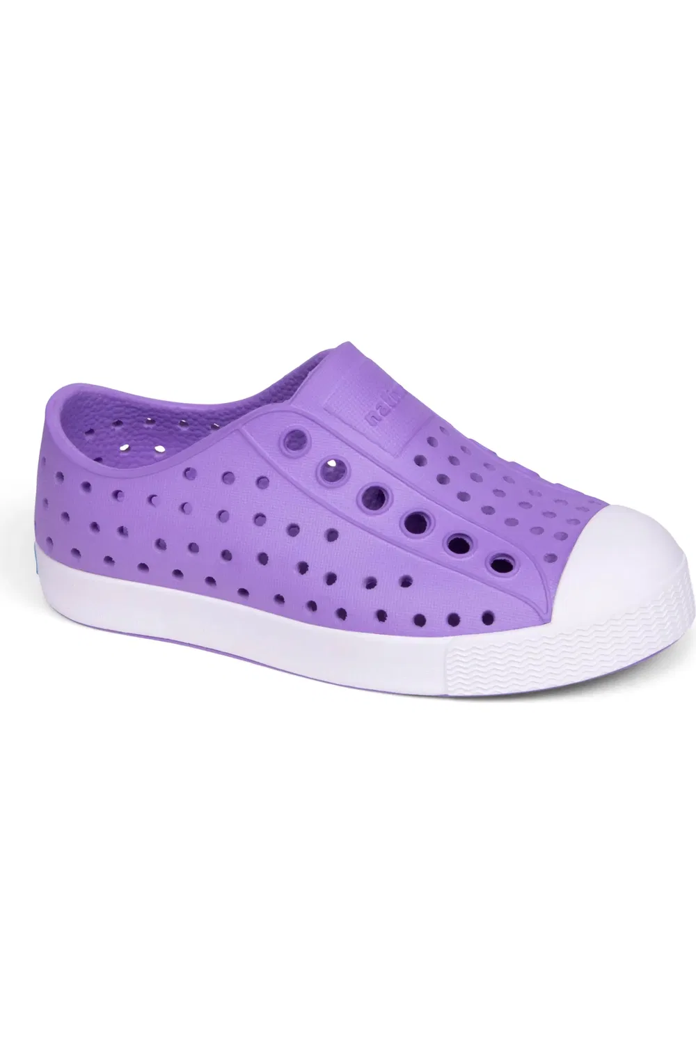 Кеды детские водонепроницаемые Jefferson Slip-On Native Shoes, Twilight Purple/Shell White