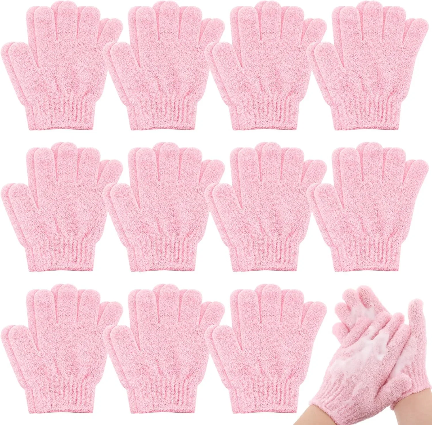 Эксфолиирующие перчатки 30 пар Ramede, 12x18 см