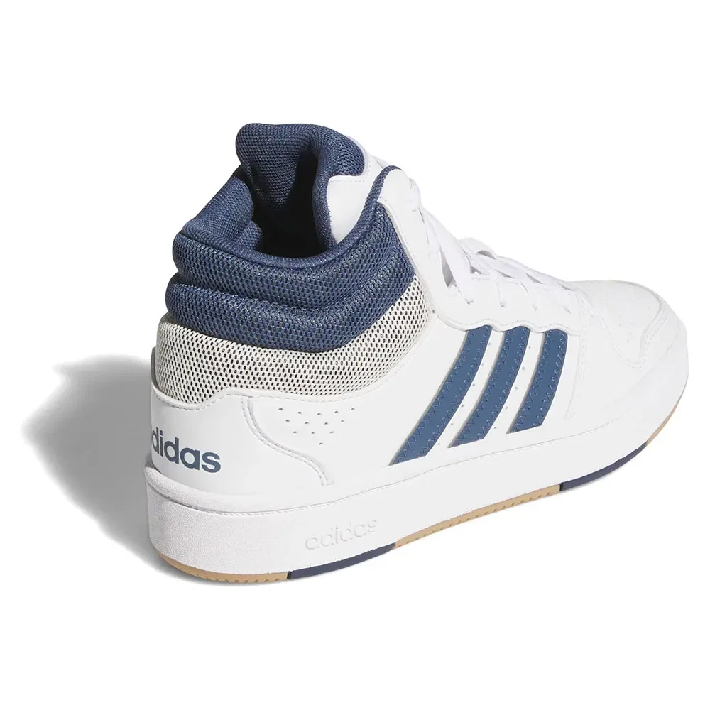 Кроссовки Hoops Mid Classic Junior Adidas, белый — фото 4