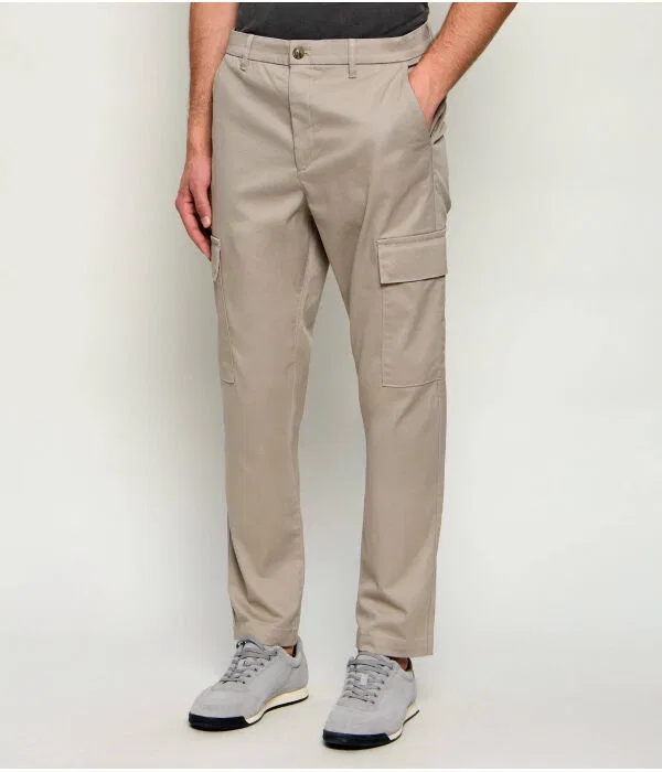 Мужские брюки-карго Slim Fit Calvin Klein, бежевый — фото 3