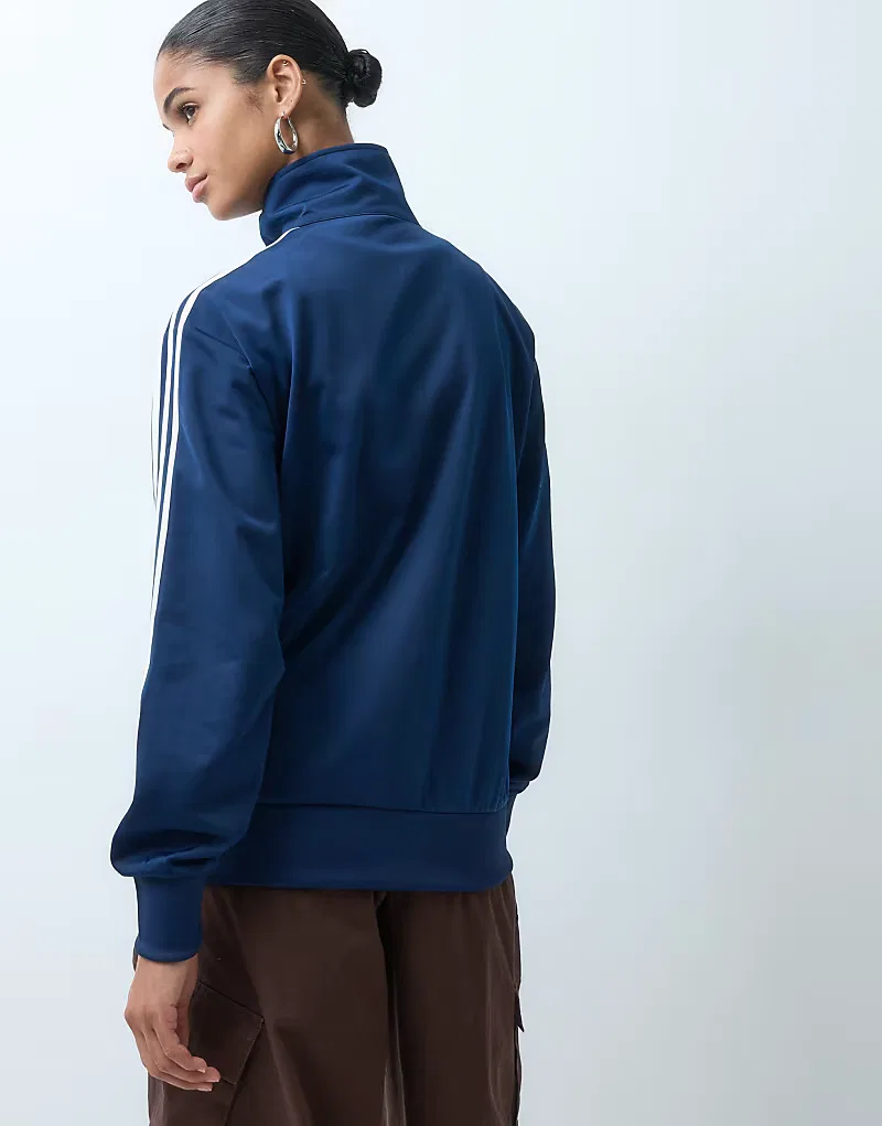 Спортивная футболка Adidas Originals Firebird свободного кроя, темно-синий — фото 4
