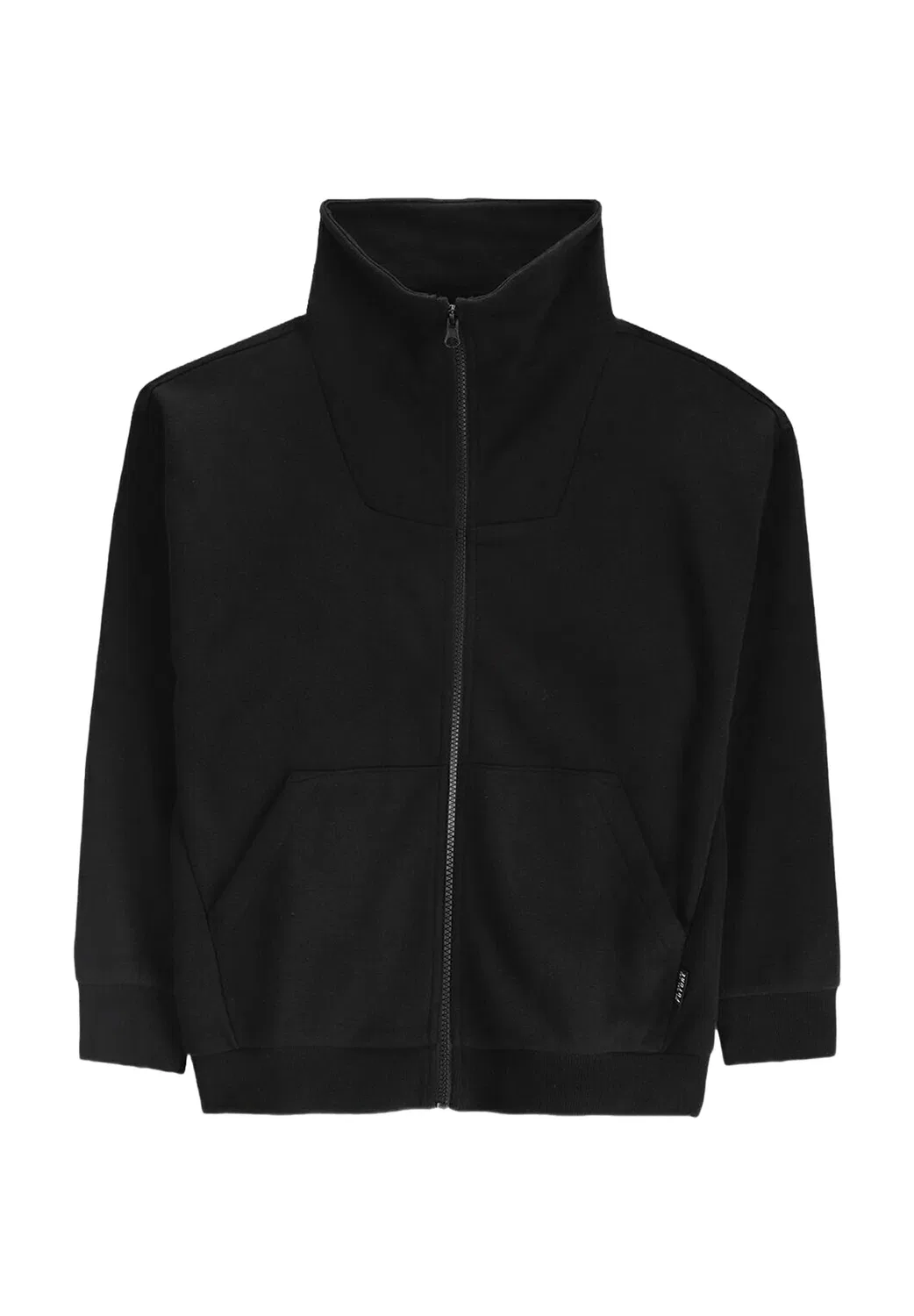 Reissverschluss-Sweatshirt - толстовка на молнии Coccodrillo, Black