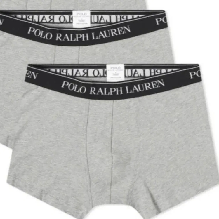 Мужские трусы-боксеры с логотипом на поясе, комплект из 3 штук, Polo Ralph Lauren, Multicolor — фото 4