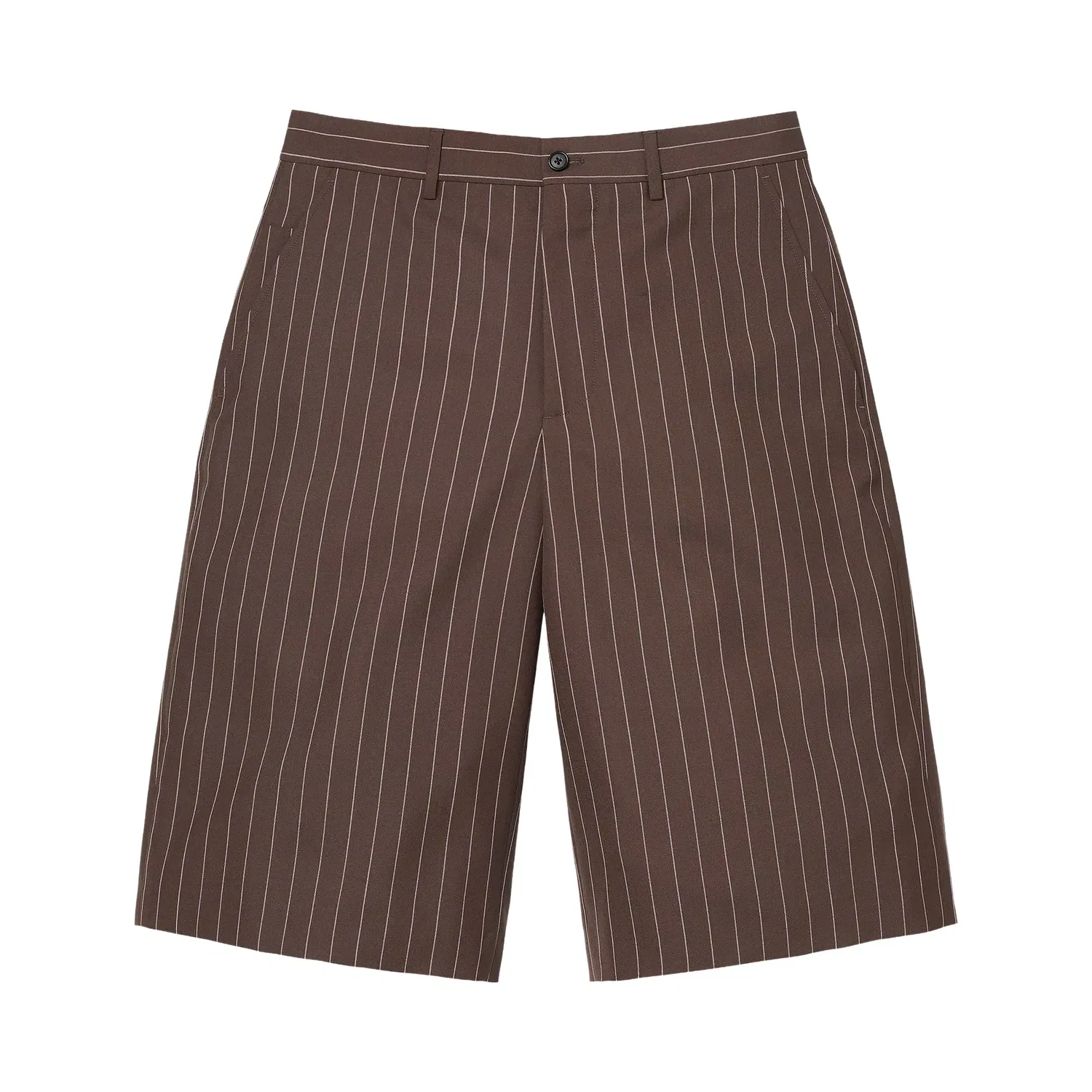 Брюки-шорты Supreme Pinstripe из шерсти, коричневый