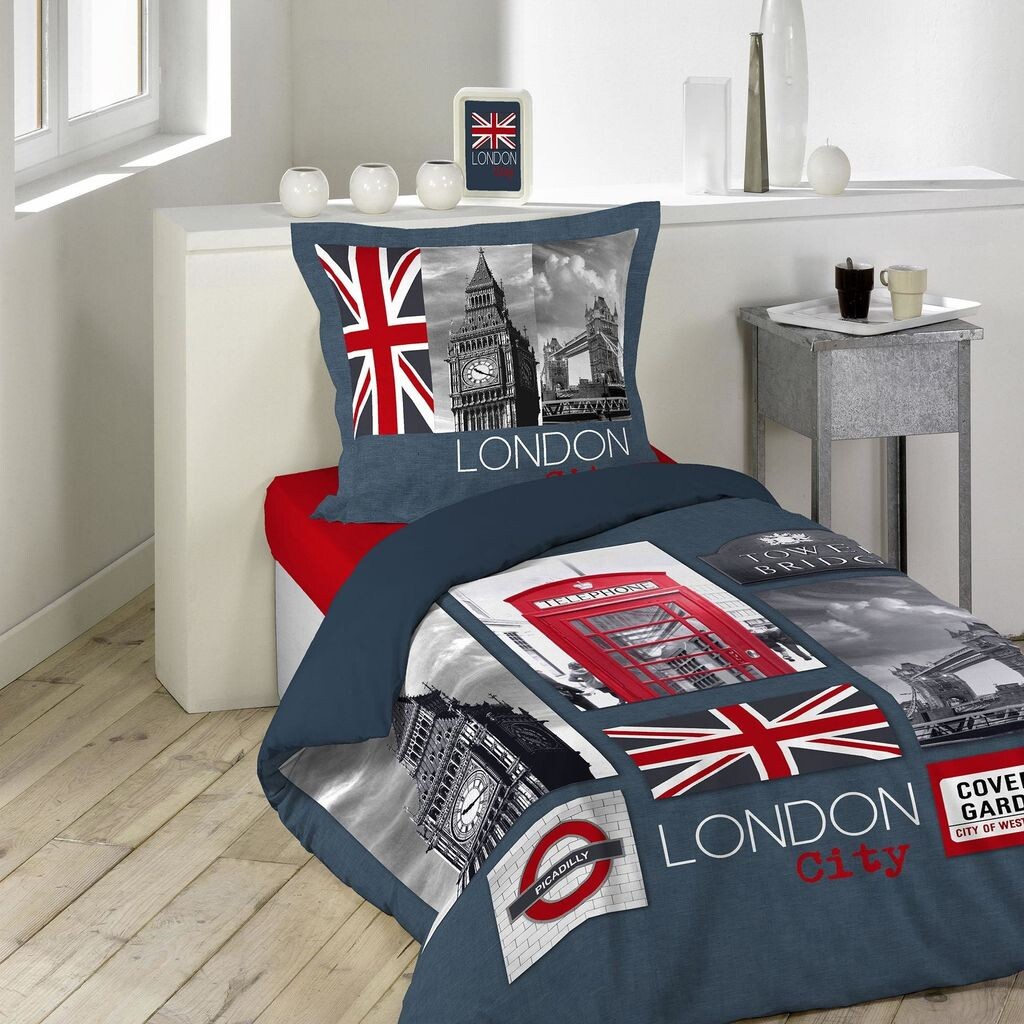 

Пододеяльник City London 140х200см 100% хлопок Douceur d'interieur