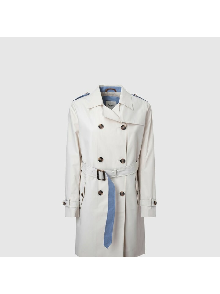 

Тренч Pepe Jeans Trenchcoat, бежевый