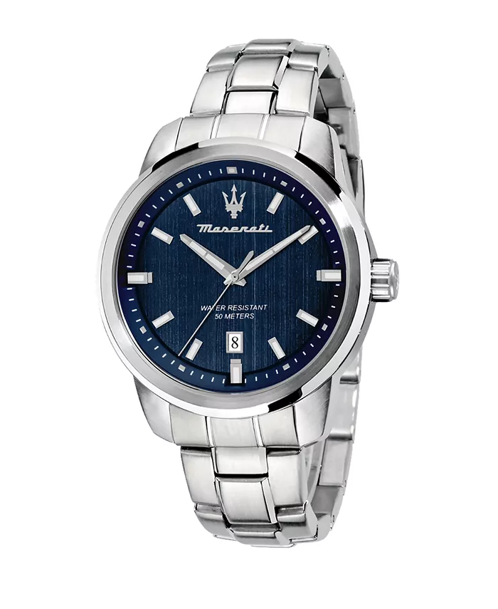 

Мужские аналоговые часы со стальным браслетом, 44 мм Maserati