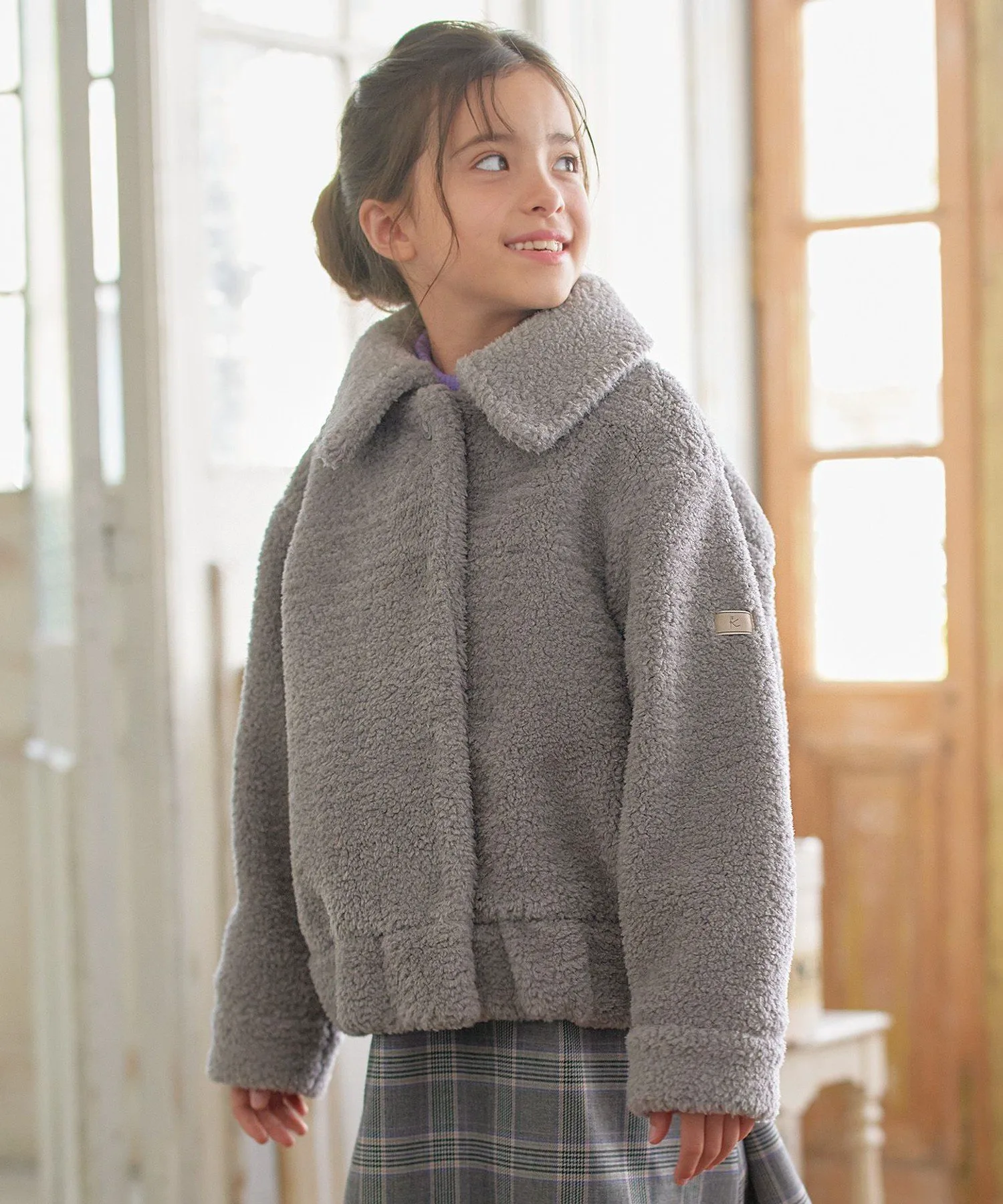 [110-140 см] Блузон «Обними меня» Kids Suite, Light gray [003]